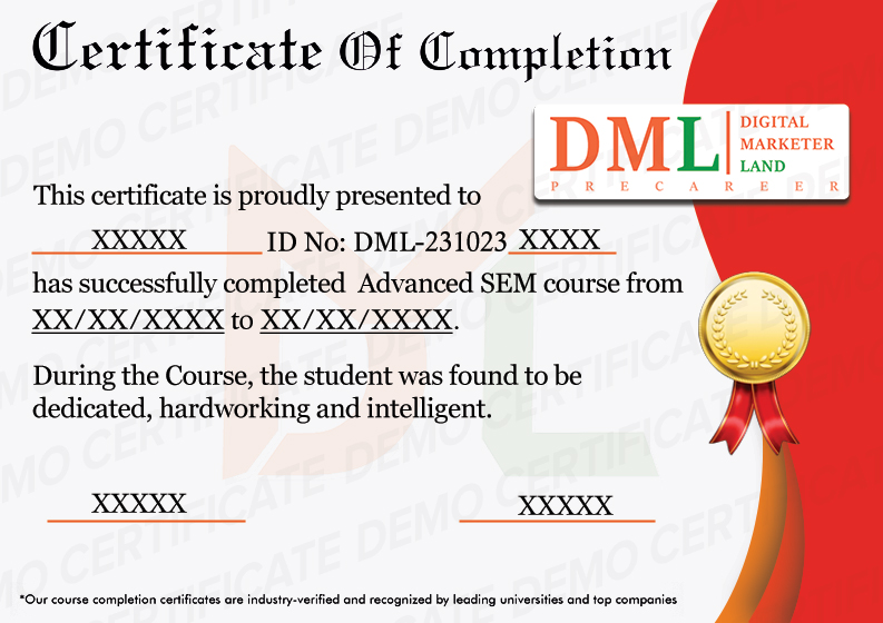 Advanced Scrum Master Certificate
